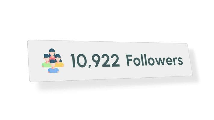 Real-time Follower Updates